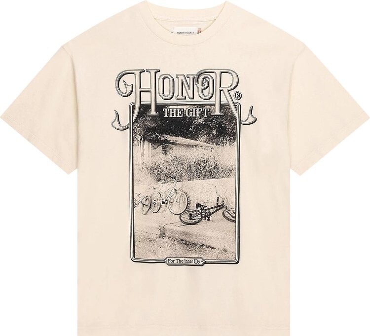 

Футболка Honor the Gift Outside Tee 'Cream', кремовый, Бежевый