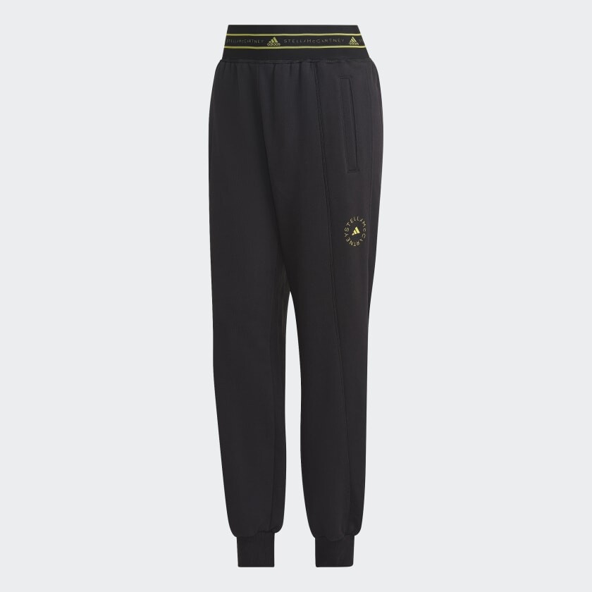

Спортивные брюки adidas by Stella McCartney, черный/желтый