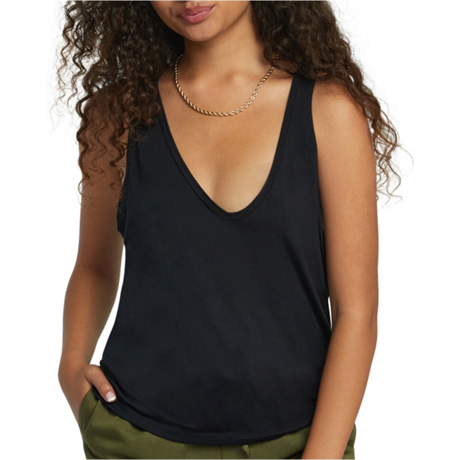 

Женский топ RVCA Minted Top, черный