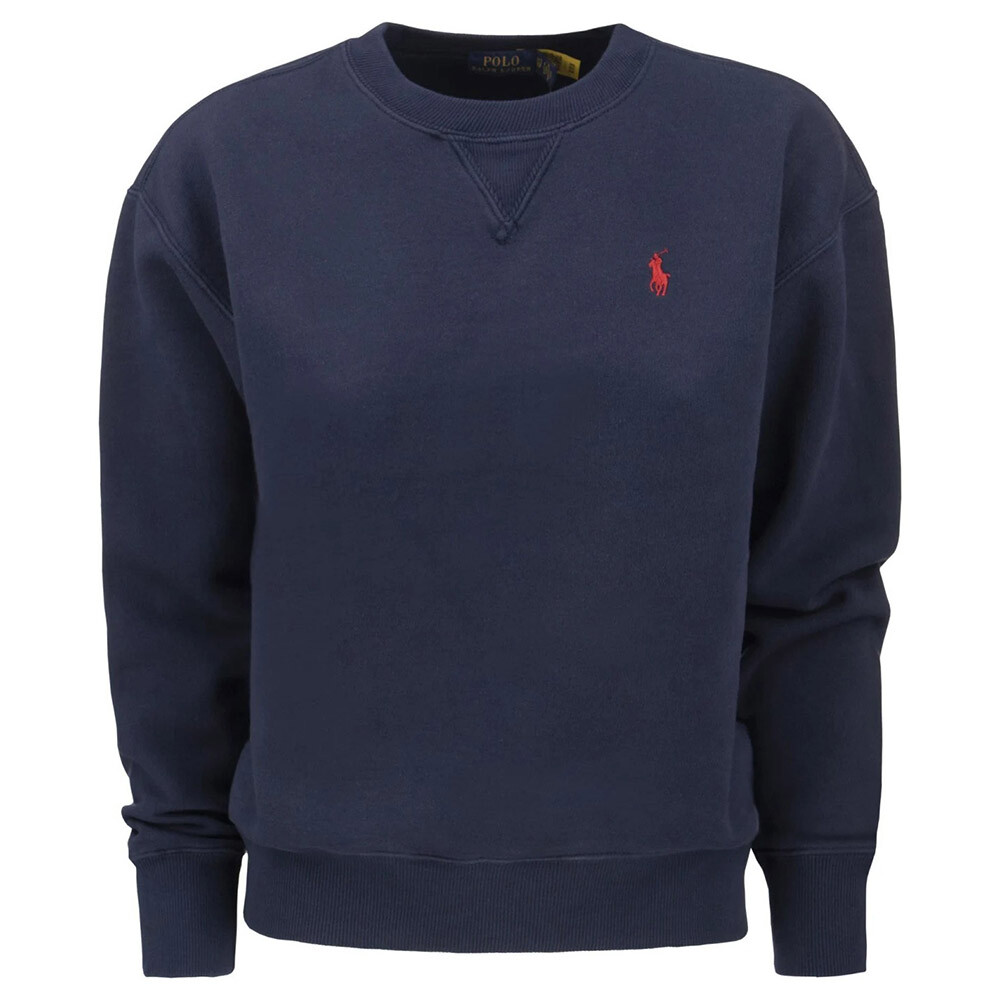 

Свитшот Polo Ralph Lauren Crewneck Cotton, темно-синий