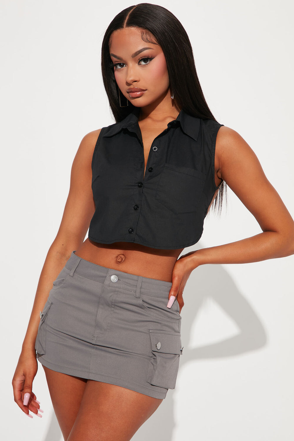 

Топ Fashion Nova T4109CQ, черный