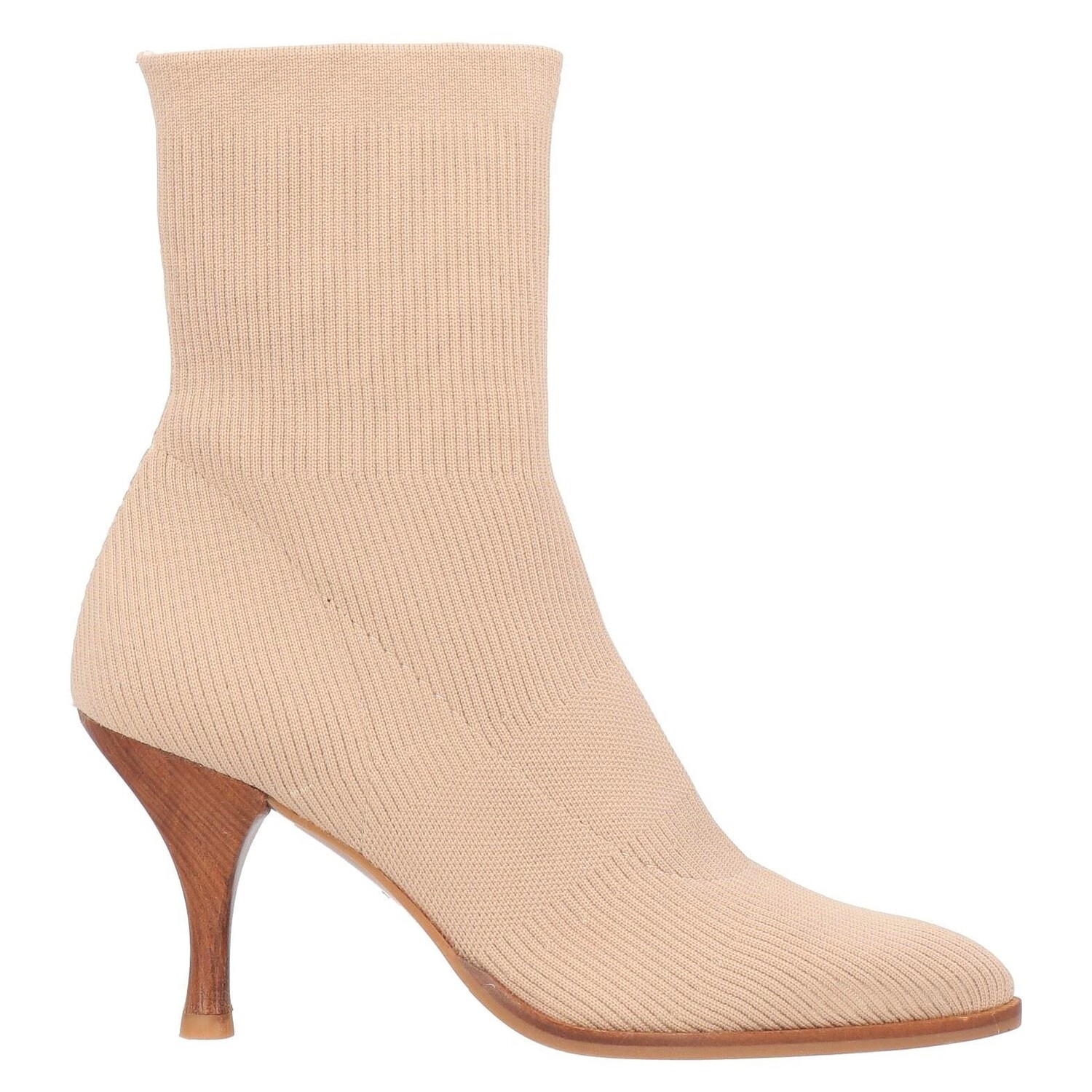 

Ботильоны Zinda Narrow Toeline Spike Heel Plain Weave, бежевый