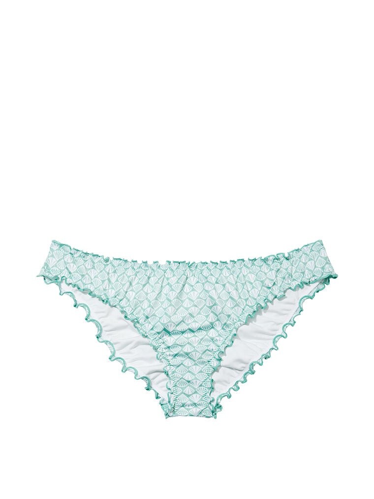 

Плавки бикини Victoria's Secret Swim Mix-and-match Ruffle Cheeky, бирюзовый, Зеленый