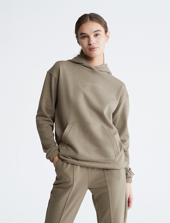 

Худи CK Sport Essentials Calvin Klein, оливковый