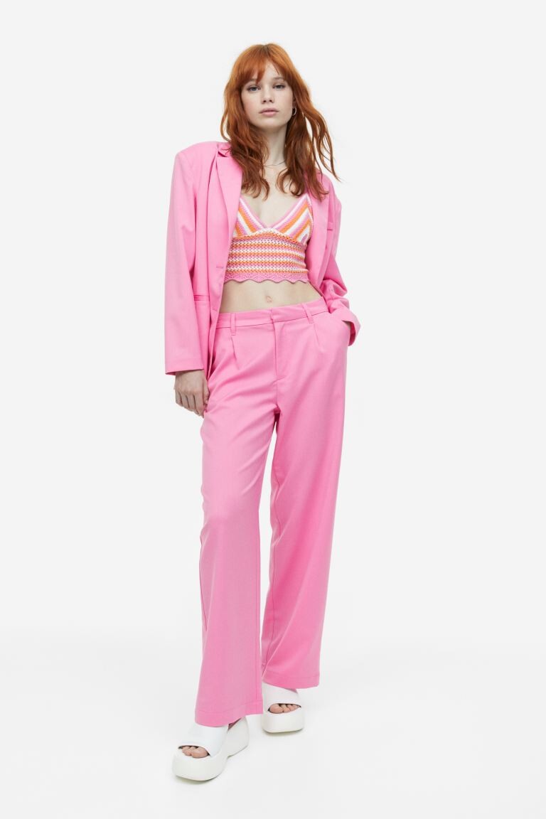 

Классические брюки H&M, розовый