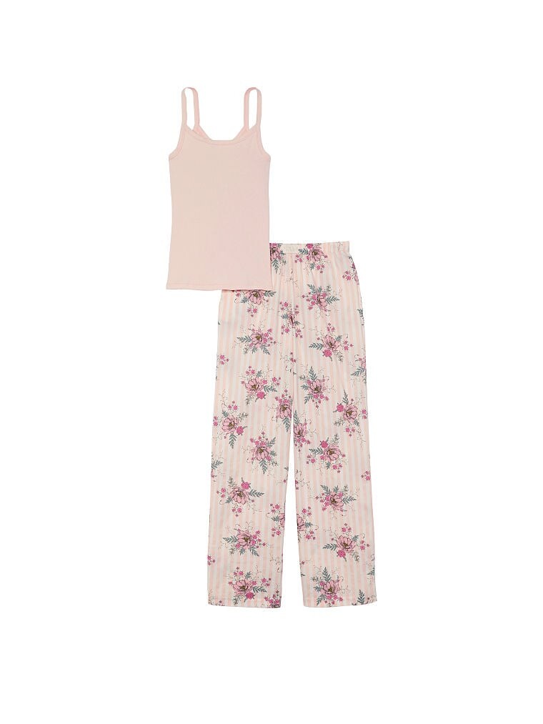 

Пижама Victoria's Secret Cotton Tank, светло-розовый