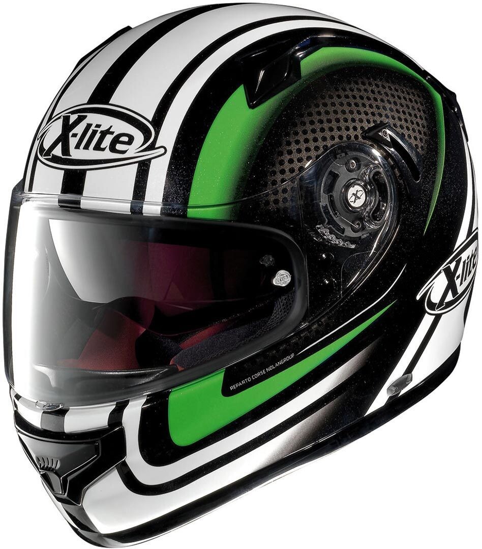 

Шлем X-Lite X-661 Slipstream N-Com, черно-бело-зеленый