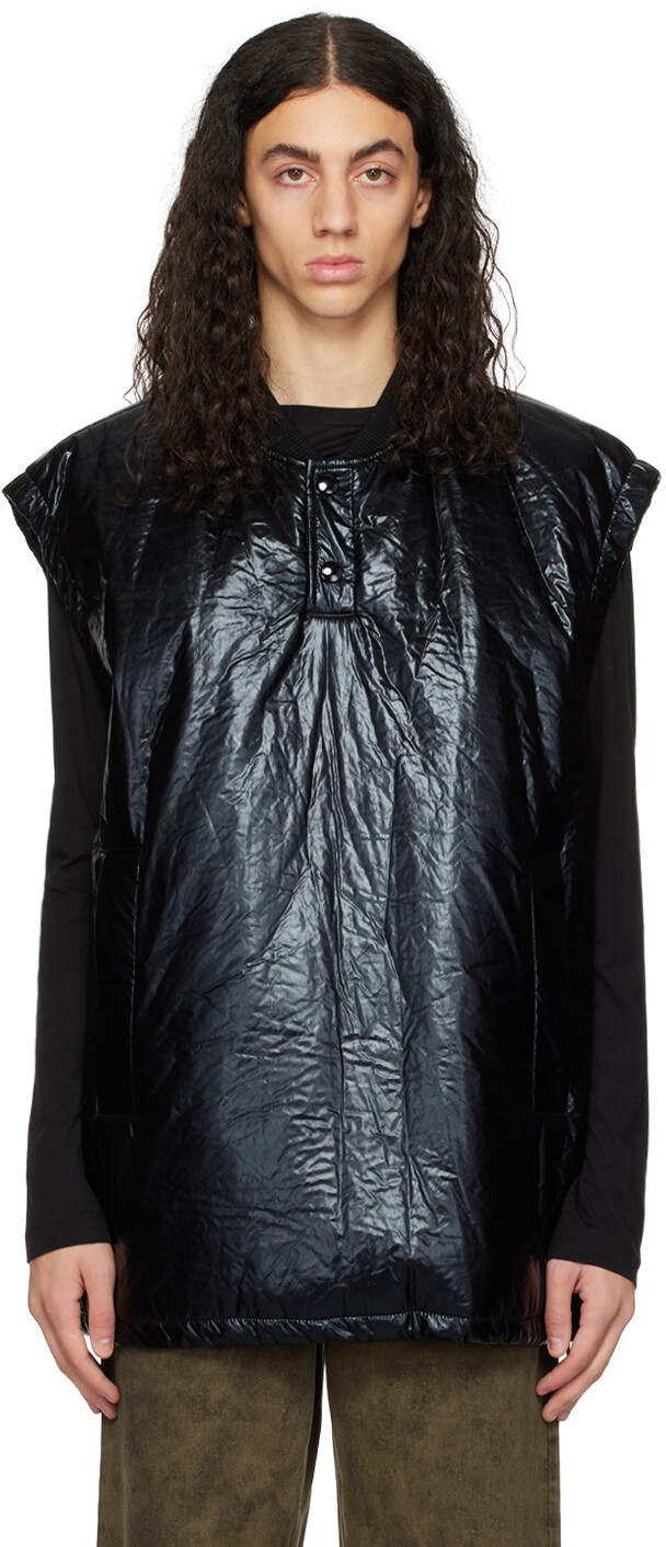 

Черный пуловерный жилет Dries Van Noten