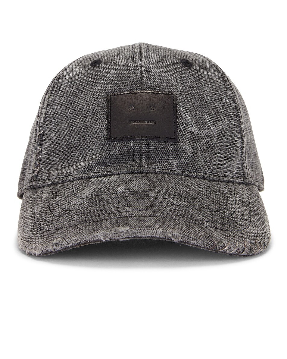 

Кепка Acne Studios Face, цвет Carbon Grey