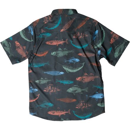 Рубашка River Wrangler мужская KAVU, цвет Fish Stamp