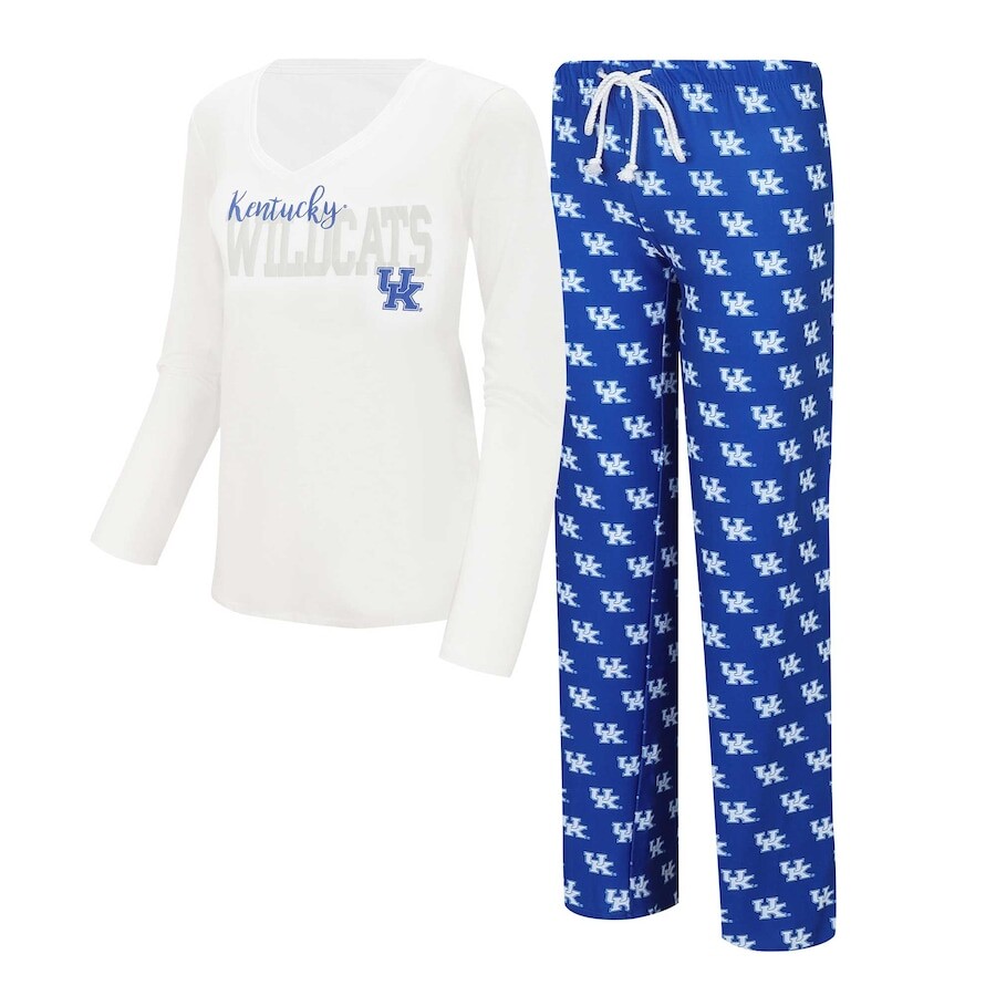 

Пижамный комплект Concepts Sport Kentucky Wildcats, белый