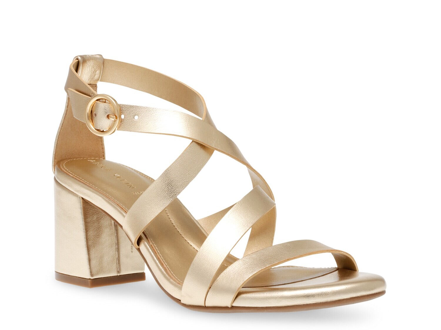 

Сандалии Anne Klein Rowen, золотой металлик