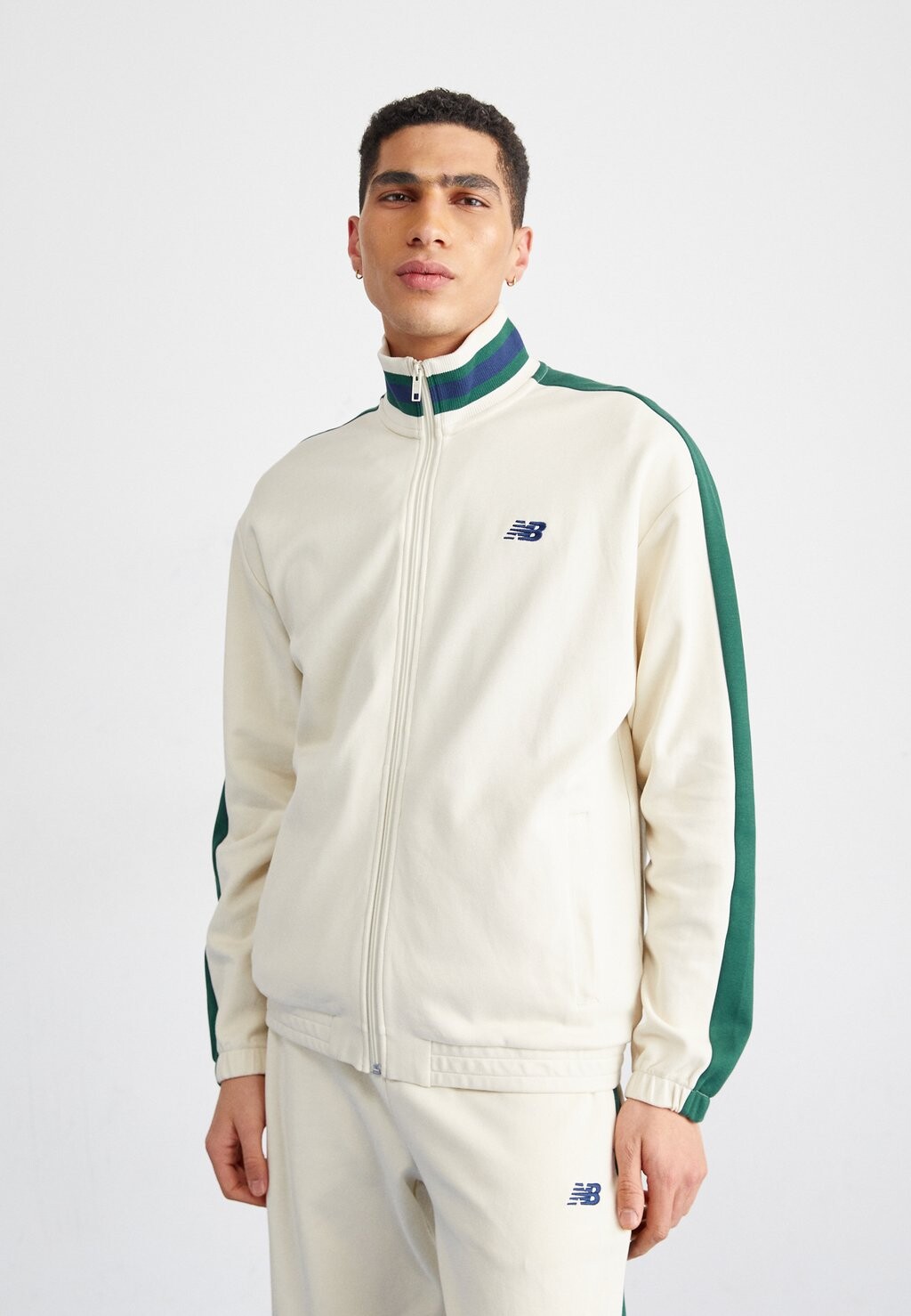 

Толстовка на молнии Sportswear Greatest Hits Full Zip New Balance, бежевый