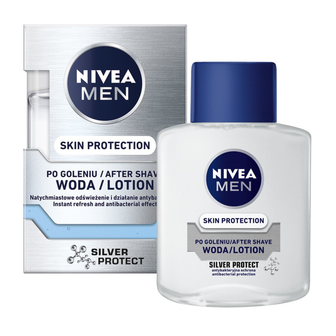 

Nivea Men Skin Protection Silver Protect лосьон после бритья 100мл
