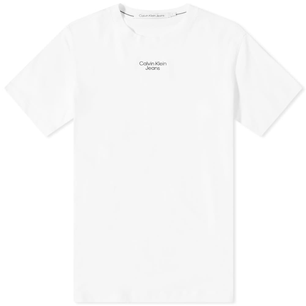 

Футболка Calvin Klein Stacked Logo Tee