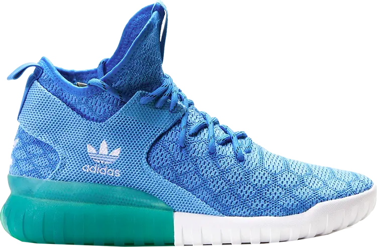 

Кроссовки Adidas Tubular X Primeknit 'Aqua', синий