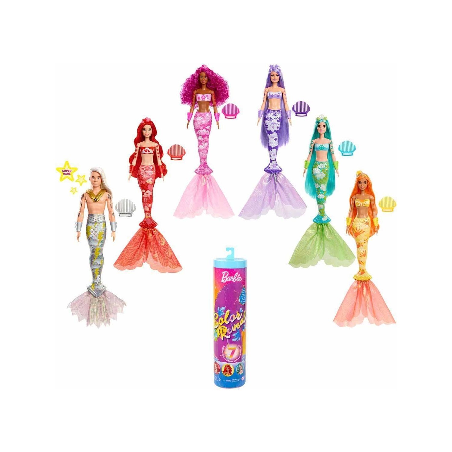 

Кукла Barbie меняющая цвет