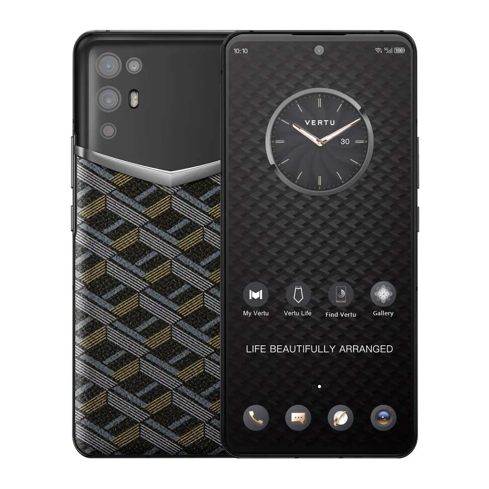 

Смартфон Vertu iVERTU 5G Canvas Leather, 12Гб/512Гб, черный/серый