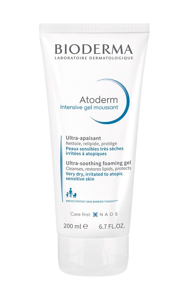 Bioderma Atoderm Intensive Gel Moussant гель для душа и ванны, 200 ml bioderma sensibio moussant gel 500ml