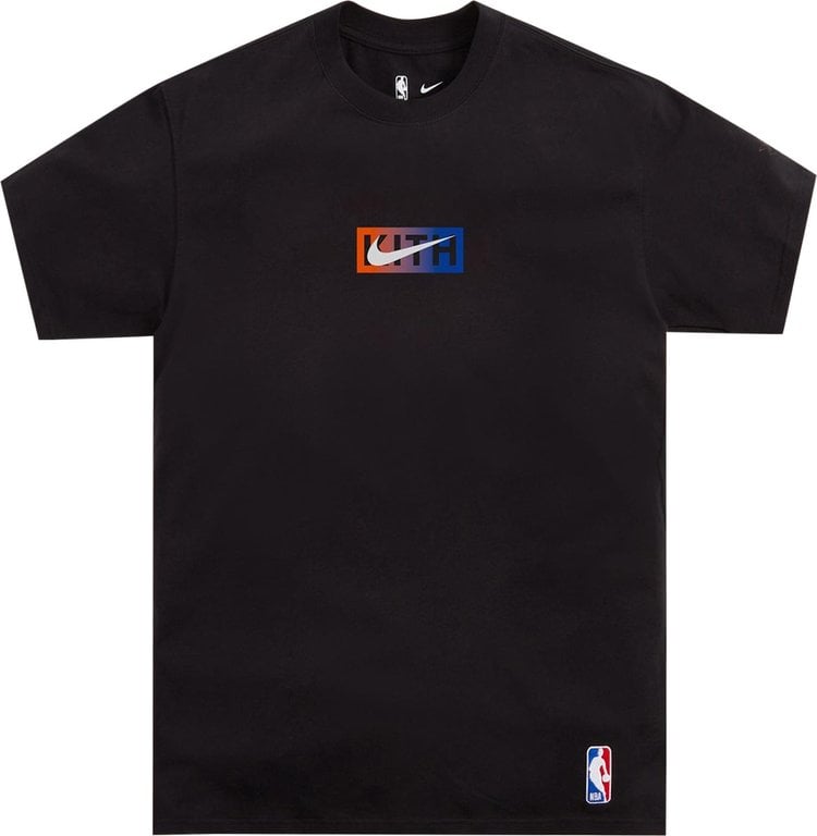 Футболка Kith & Nike For New York Knicks Tee BX 'Black', черный - фото