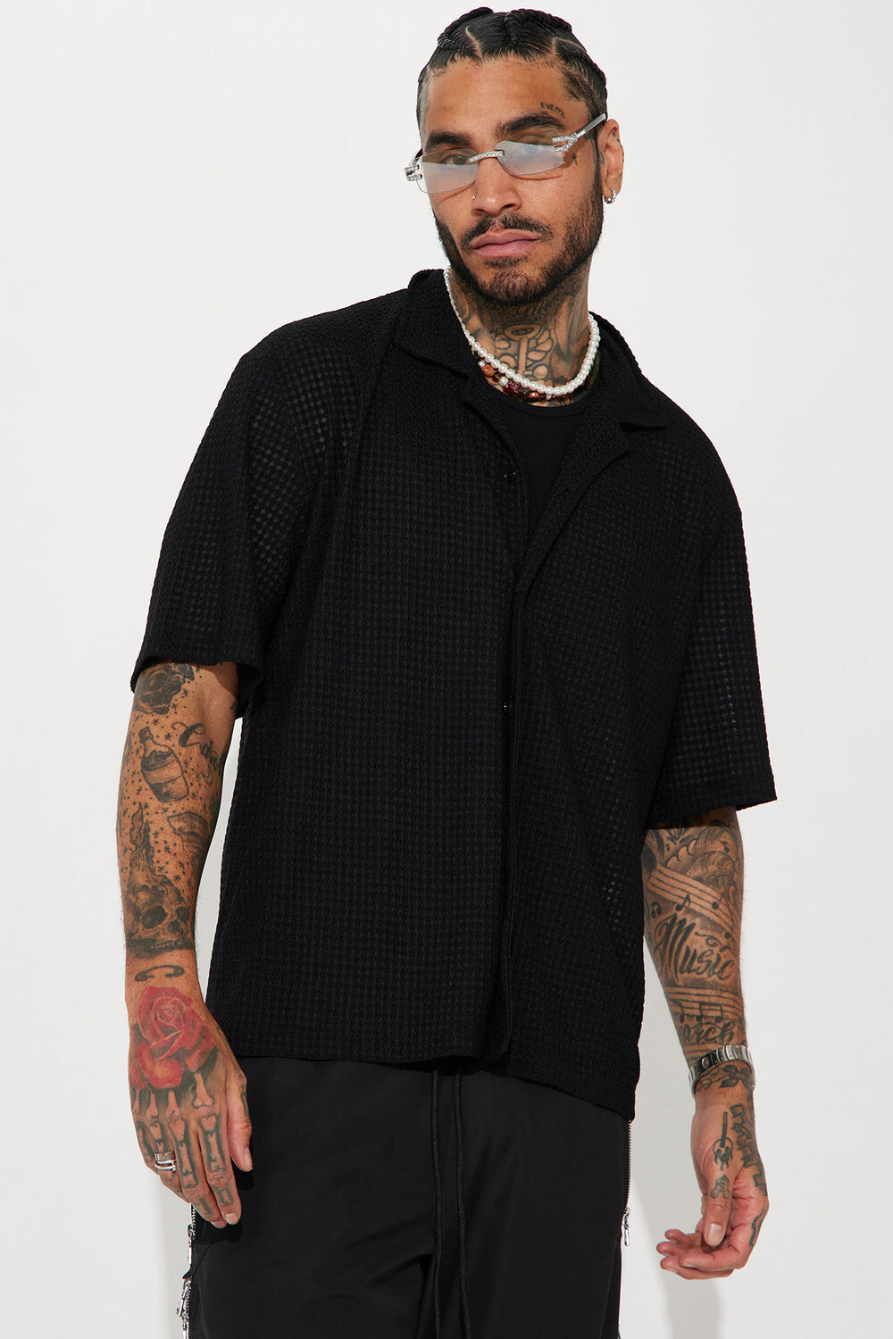 

Рубашка Fashion Nova ZDF01K310001, черный