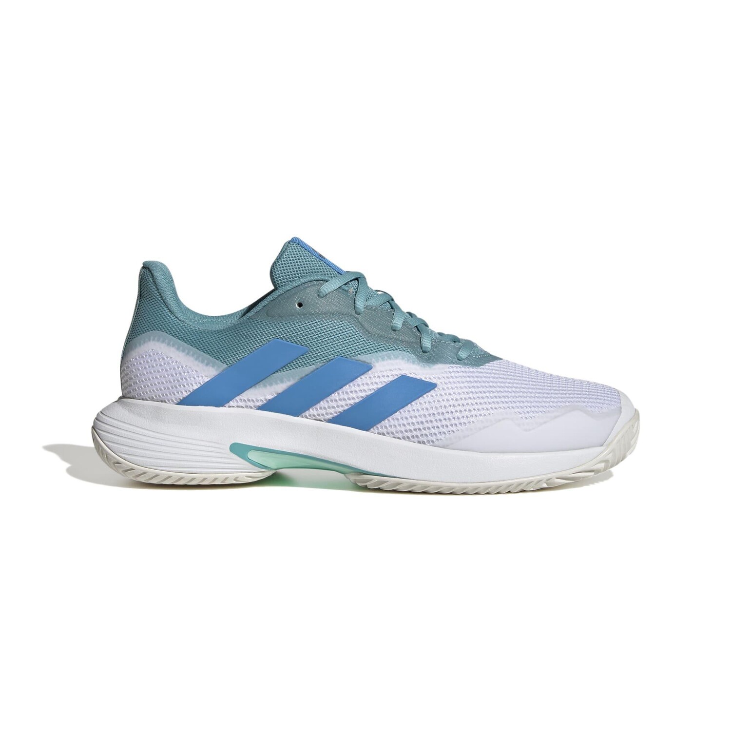 

Мужская теннисная обувь – Adidas CourtJam Control Белый/Синий/Зеленый