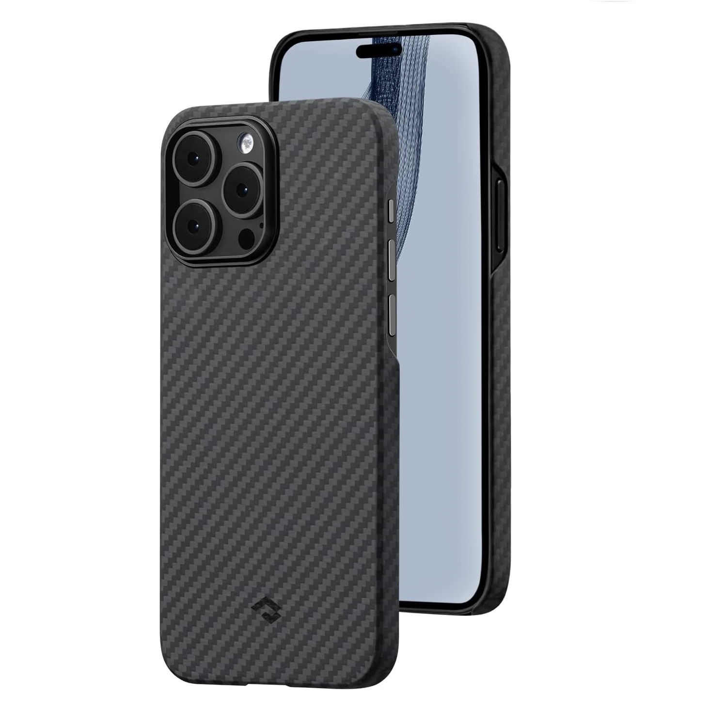 Чехол Pitaka MagEz Case 3 для iPhone 14 Pro, 1500D Black/Grey(Twill) - фото