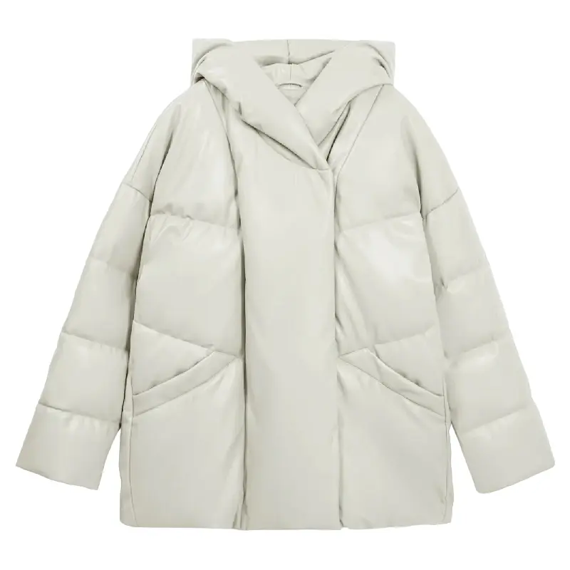 

Куртка утепленная Stradivarius Oversize, белый