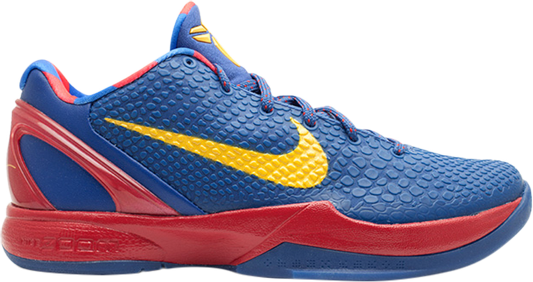 Лимитированные кроссовки Nike Zoom Kobe 6 'Barcelona Home', синий - фото