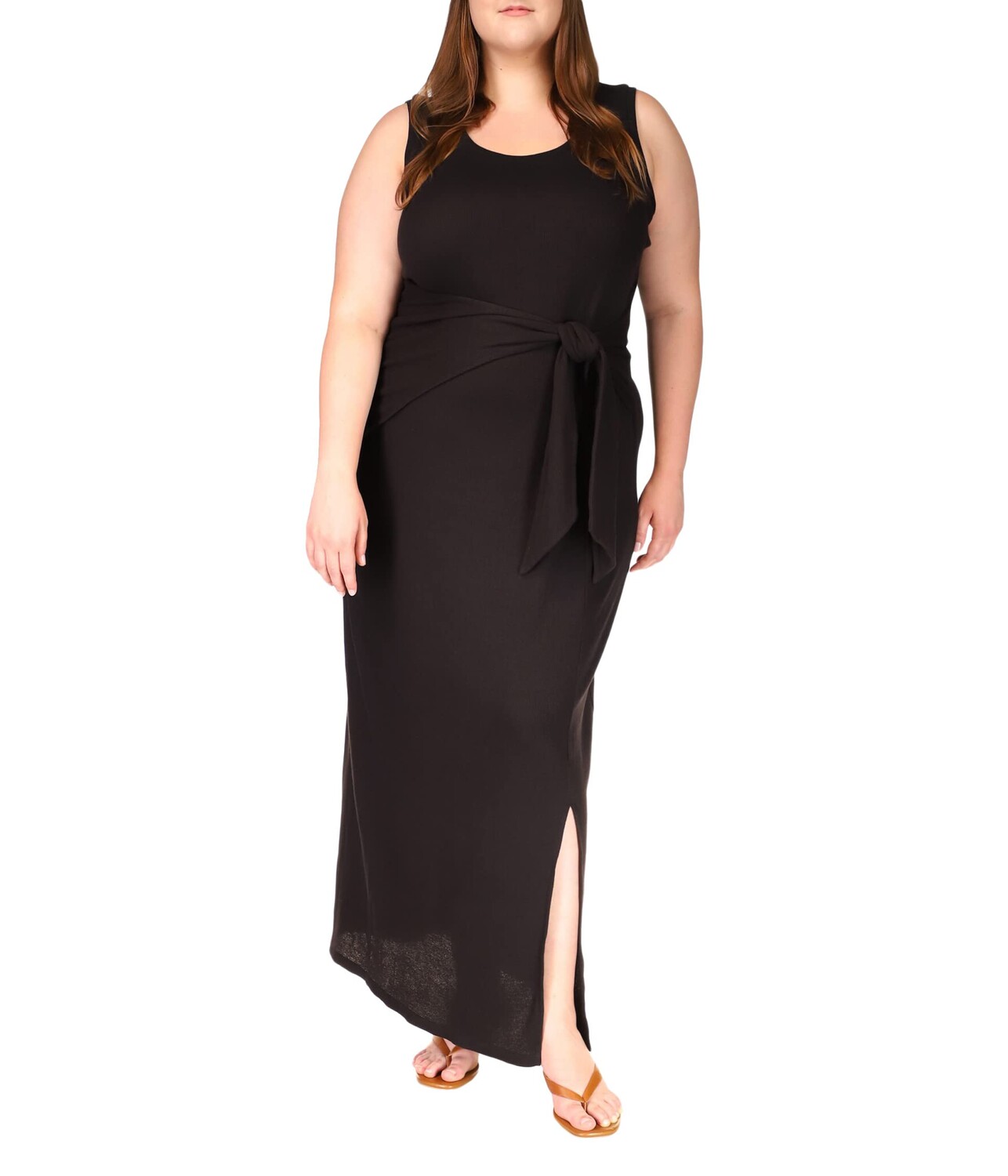 

Платье MICHAEL Michael Kors, Plus Size Cozy Waffle Tie Maxi
