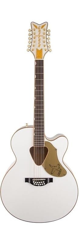 

Gretsch G5022CWFE-12 White Falcon 12-струнная акустическая электрогитара с вырезом G5022CWFE-12FLCNJMBOELTRC