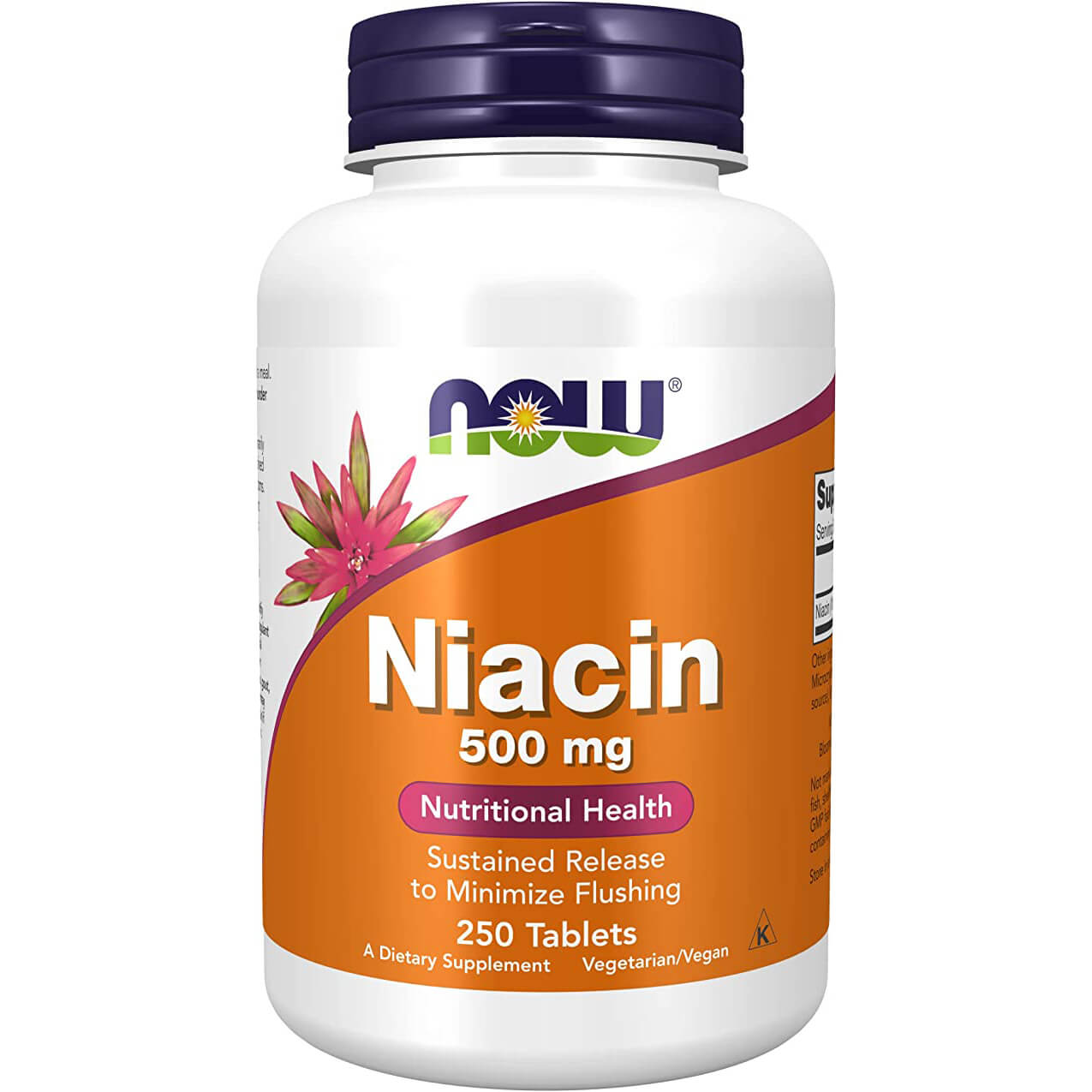 цена Ниацин Now Foods, 250 таблеток