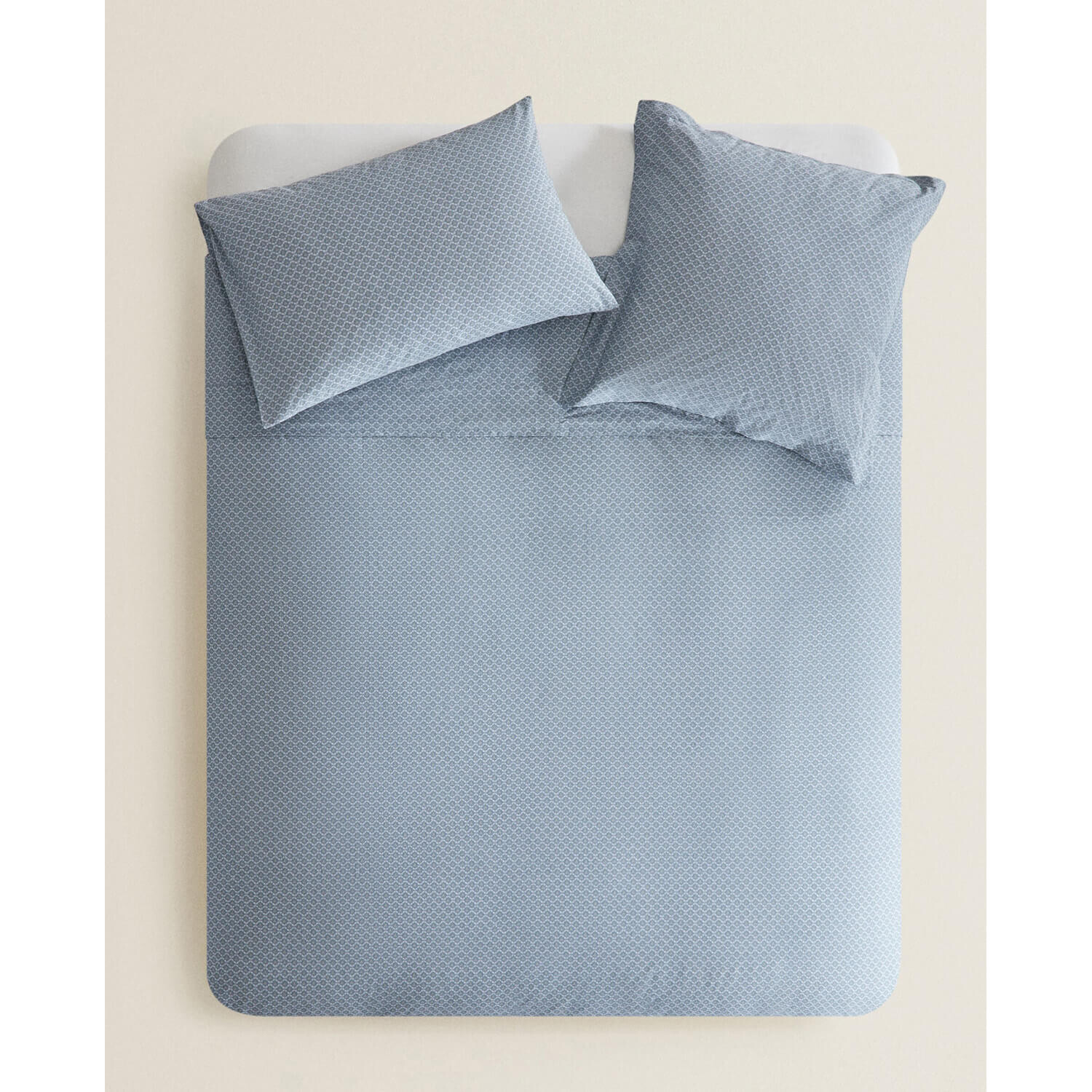 

Пододеяльник Zara Home Geometric Print, синий