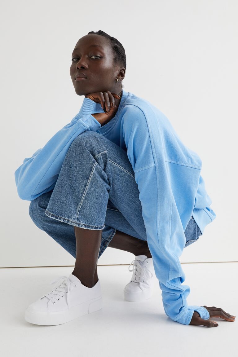 

Спортивная обувь на платформе H&M, белый