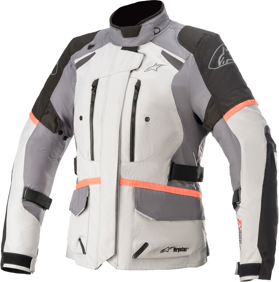 Женская мотоциклетная текстильная куртка Alpinestars Stella Andes V3 Drystar, белый/черный/серый