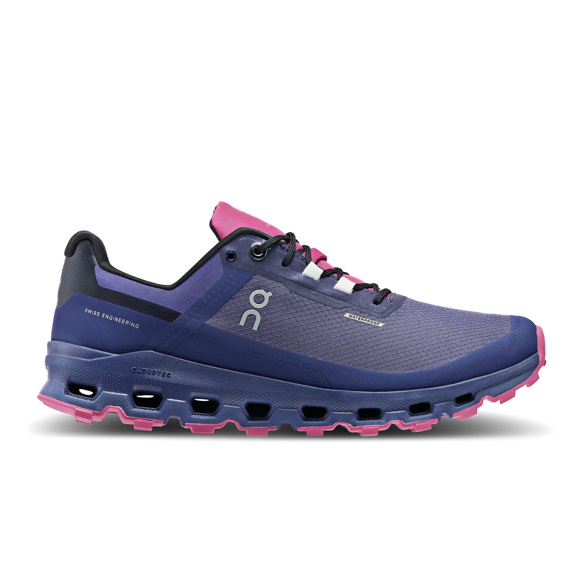 Кроссовки On Cloudvista Waterproof, фиолетовый/сиреневый кроссовки on running cloudvista waterproof