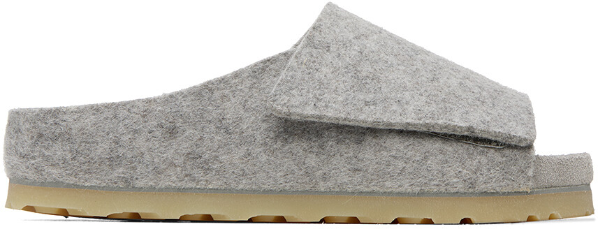 

Серые войлочные сандалии Birkenstock Edition Los Feliz Fear of God
