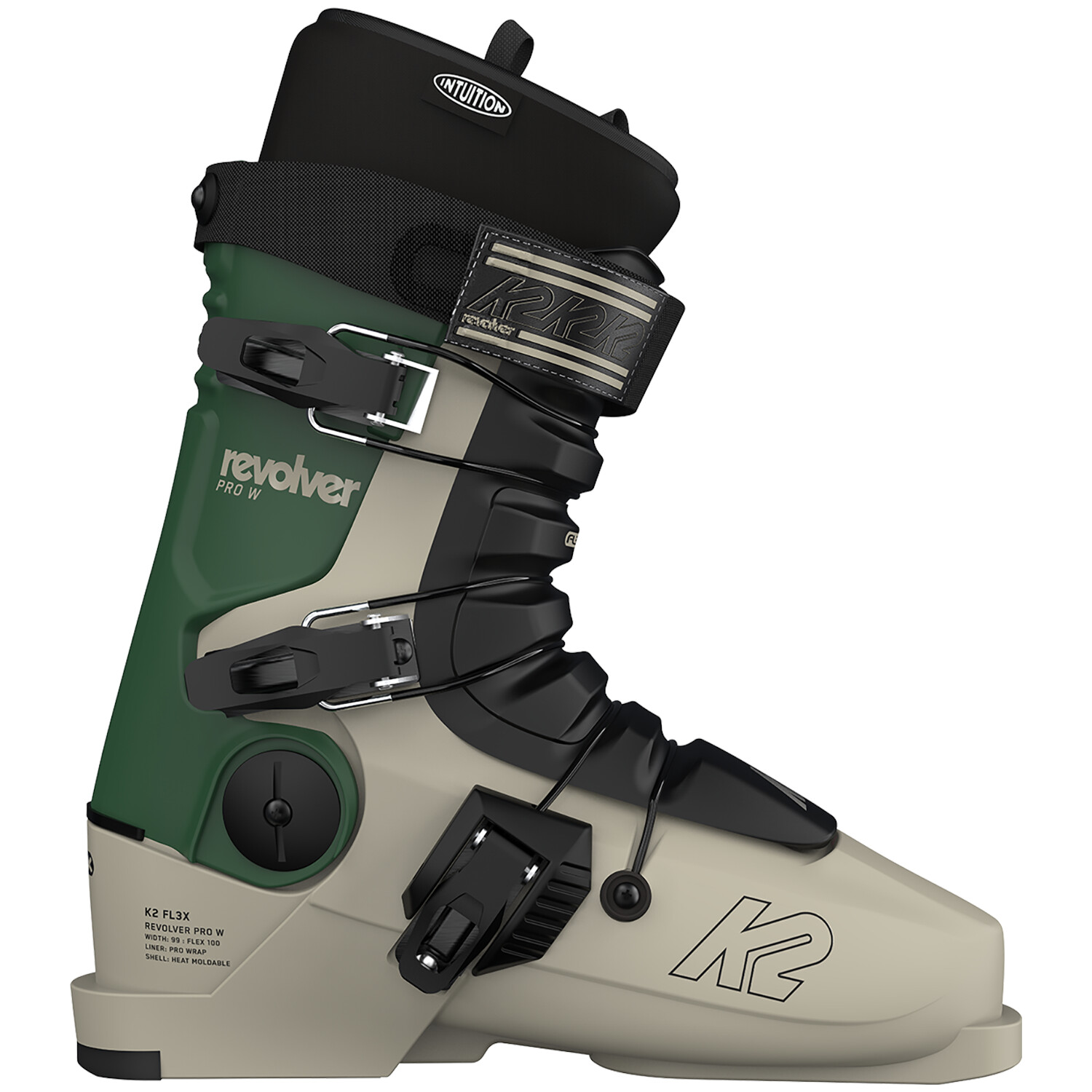 

Ботинки женские K2 FL3X Revolver Pro лыжные, бежевый