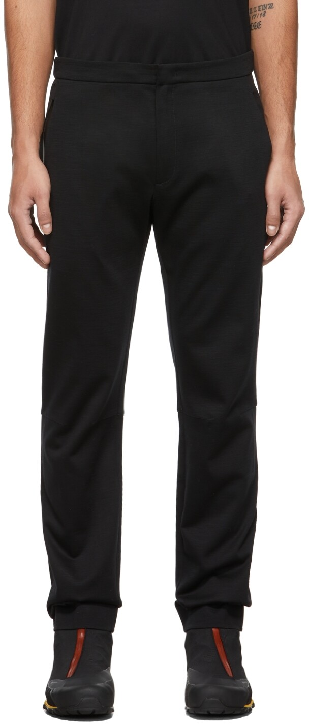 

Черные спортивные штаны Outdoor Capsule Techmerino из шерсти ZEGNA