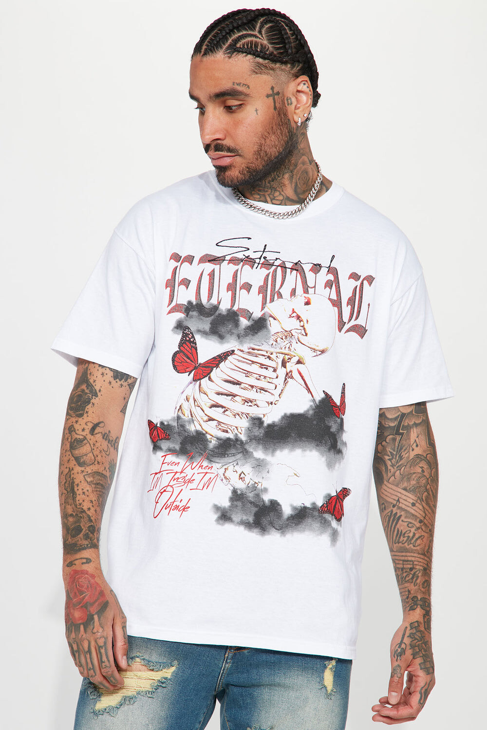 

Футболка Fashion Nova 230144784, белый