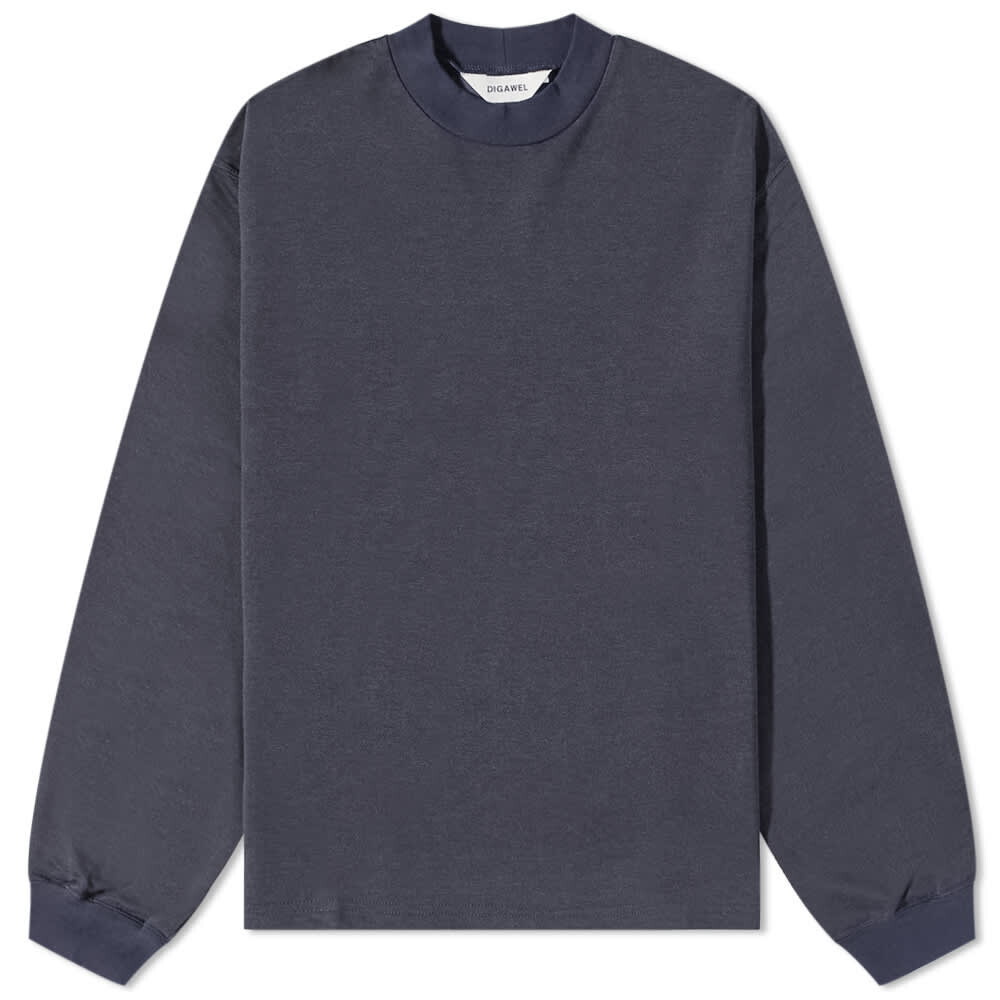 

Футболка DIGAWEL Long Sleeve Mock Neck Tee, Серый