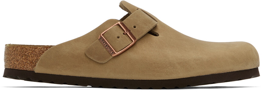 

Бежевые босоножки Birkenstock