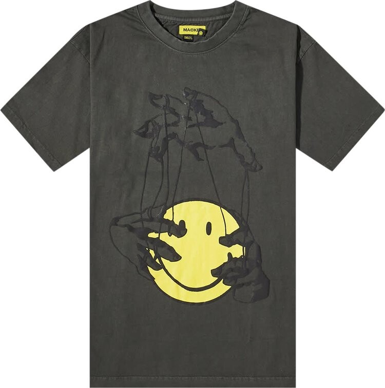 

Футболка Market Smiley Marionette Tee 'Charcoal', зеленый