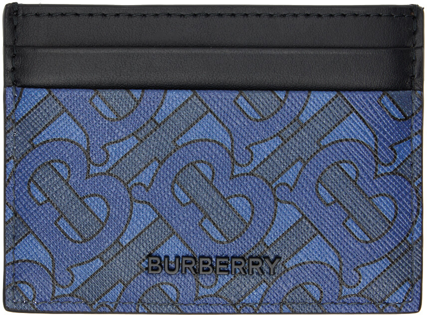 

Синяя визитница с принтом Burberry