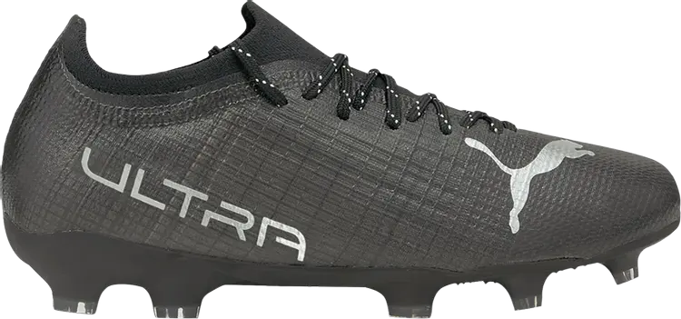 

Бутсы Puma Ultra 2.3 FG AG Jr Black Silver, черный