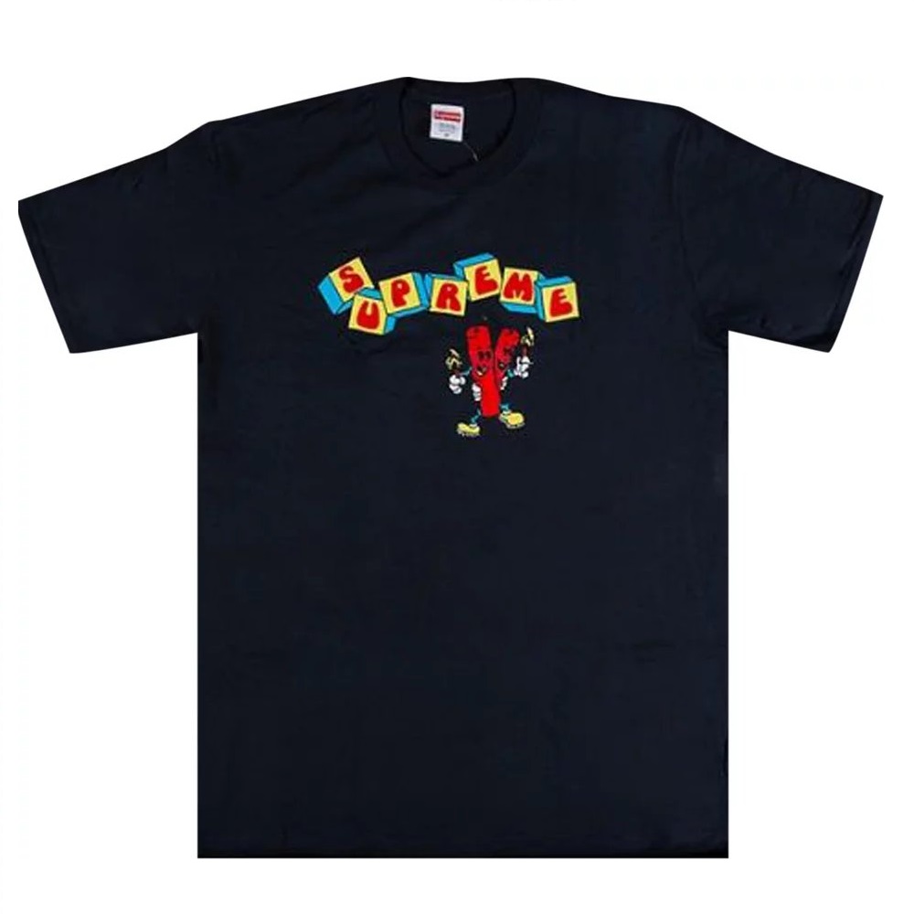 

Футболка Supreme Dynamite Tee, тёмно - голубой, Синий, Футболка Supreme Dynamite Tee, тёмно - голубой