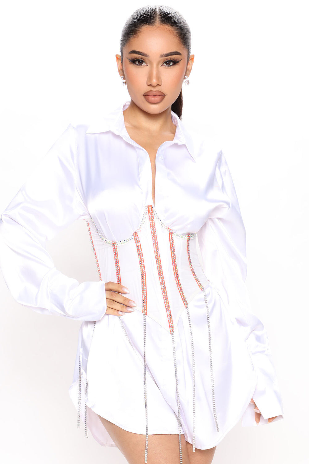 

Корсет Fashion Nova BTS61648, белый