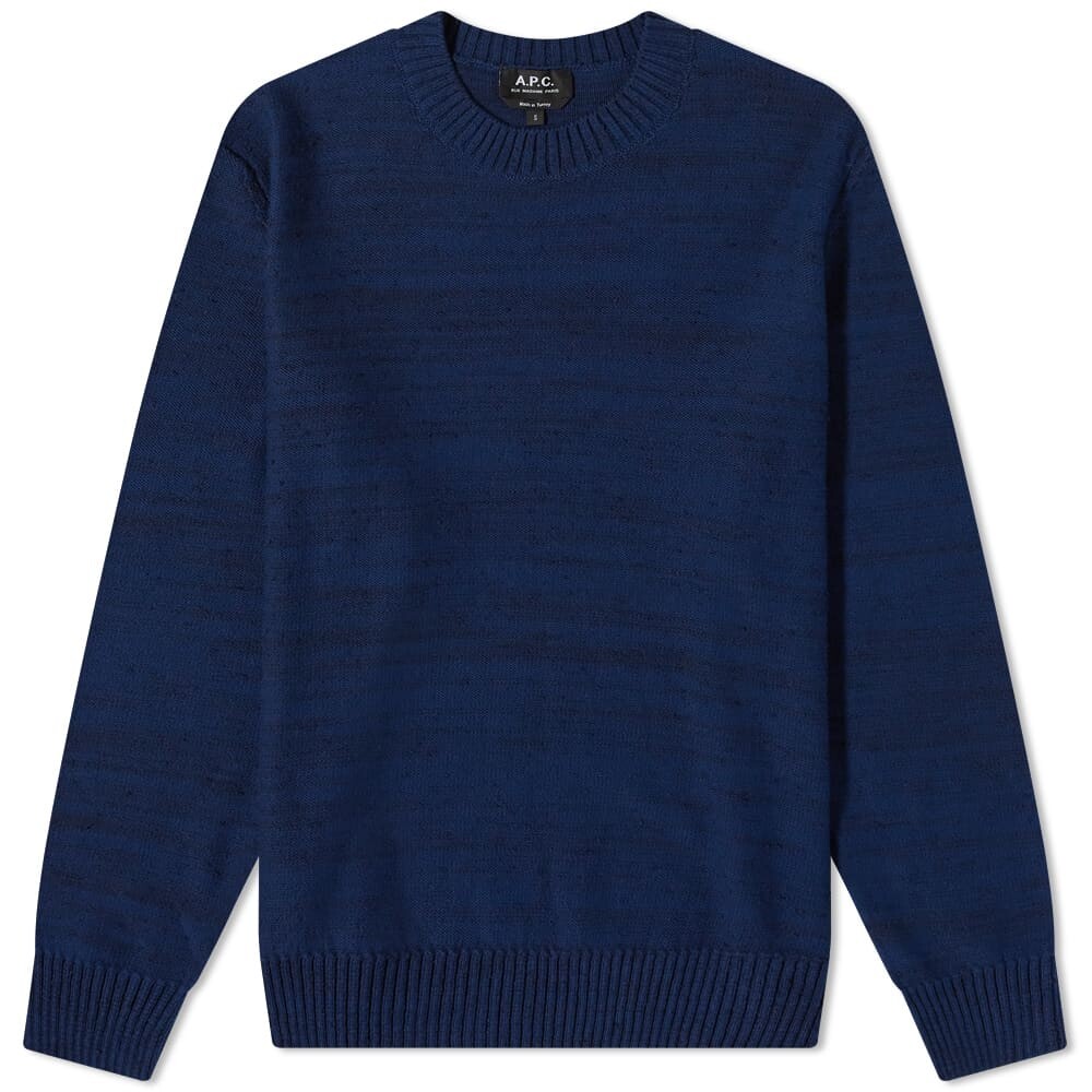 

Джемпер A.P.C. Mathias Crew Knit, Синий