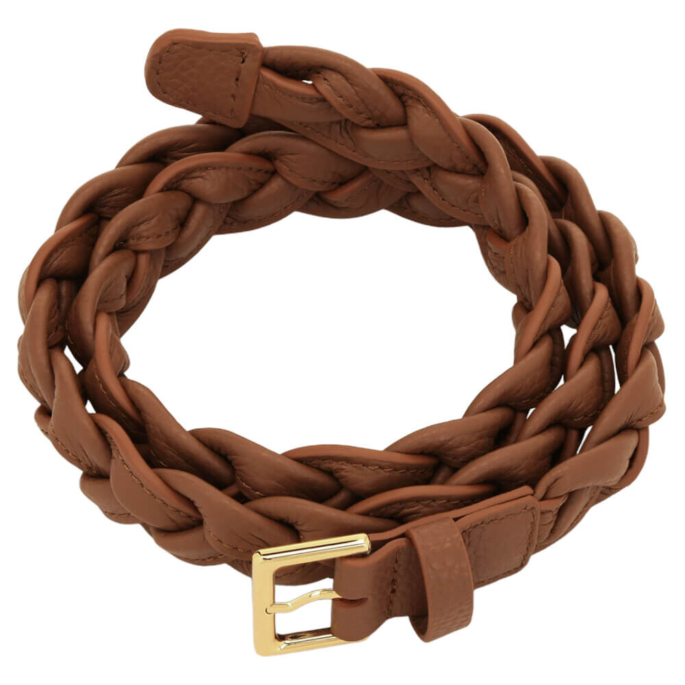

Ремень Coccinelle Grained Leather Boheme, коричневый