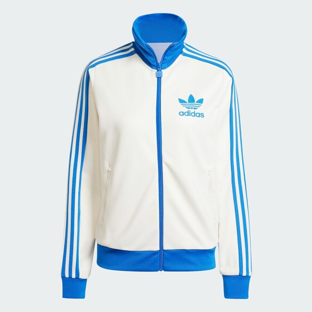 

Толстовка Adidas Beckenbauer Track, белый/синий